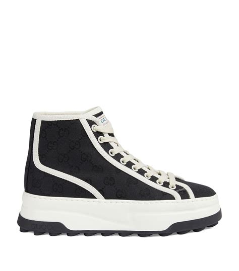 gucci sneaker plateau|gucci high top canvas sneakers.